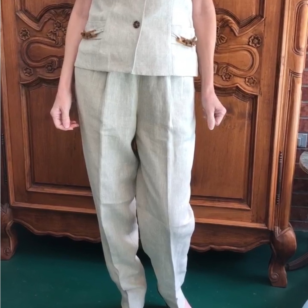 Linen Suit 100% Linen - Picture 6 of 7